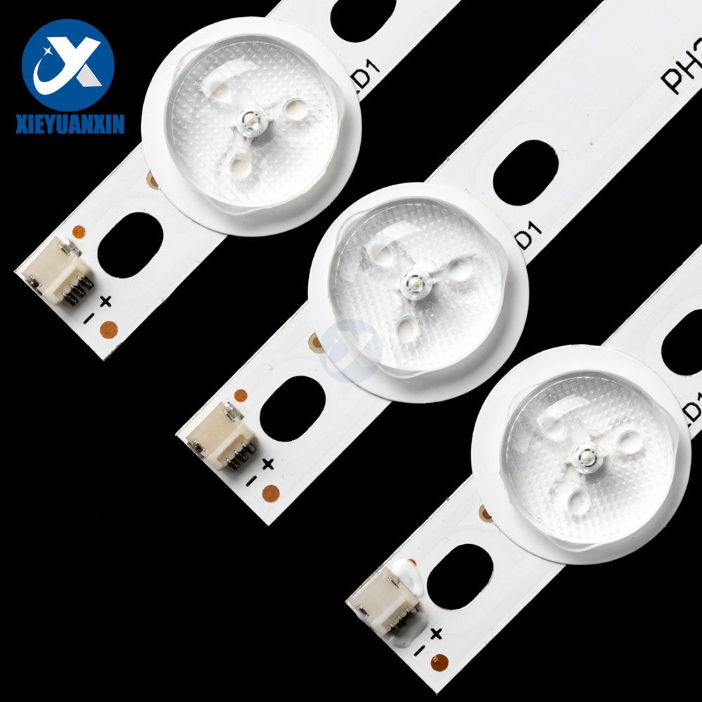 Philco M280X13-E1-H 28inch 529mm 6V1.5W 5led 3pcs/set LED TV Backlight strip XY-0649