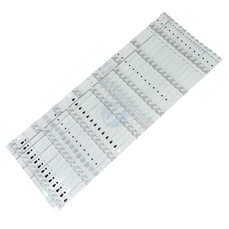 Hisense SVH420A72-REV3-5LED-130114 42K220JD 420mm 3V1W 5LED 9pcs/set TV Backlight Strip XY-0123