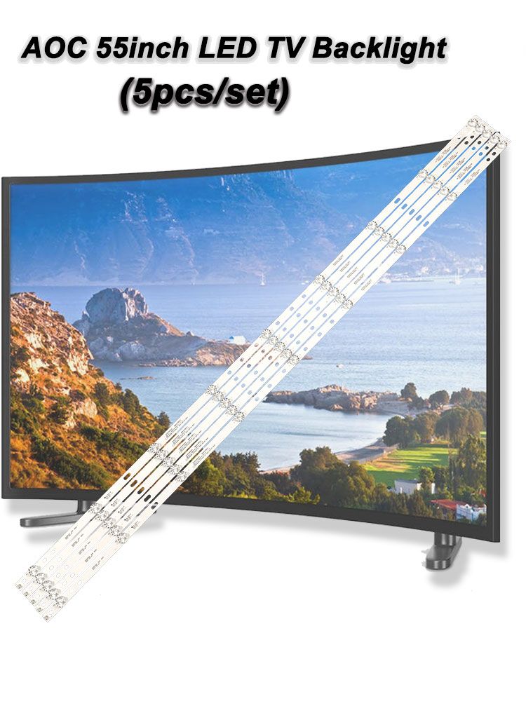 AOC GC55D09-ZC22AG-07 55inch 1090mm 3V 9led 5pcs/set LED TV Backlight Strip XY-0660