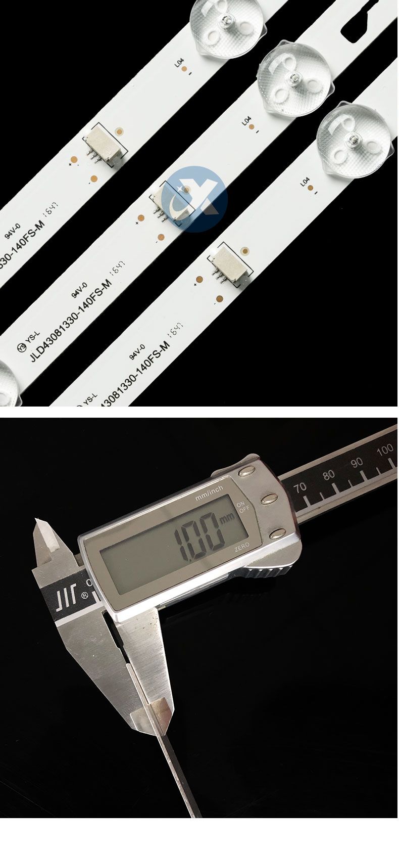 Toshiba 40inch  JL.D43081330-140FS-M 6 755mm 3V1W 8led  3pcs/set TV Backlight Strips XY-0086