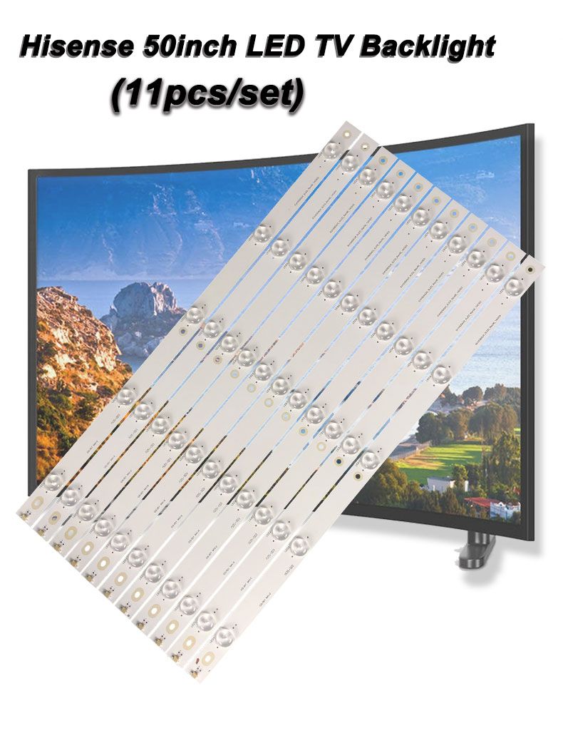 Hisense HD500DF-B53 RSAG7.820.6660 495mm 50inch 3V 5led 11pcs/set TV Backlight Strip XY-0128