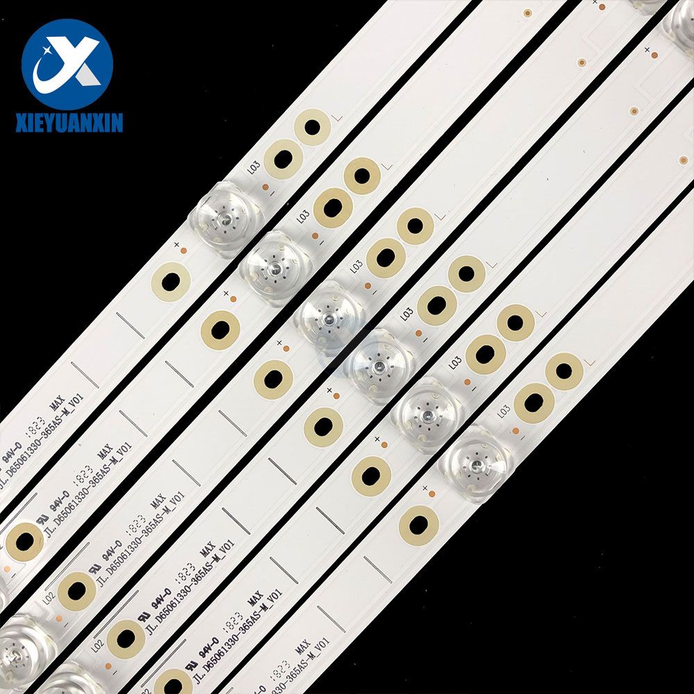 Hisense LB65073 V0 SS-L H65E3A 612mm 3V1W 6LED 12pcs/set TV Backlight Strip XY-0133