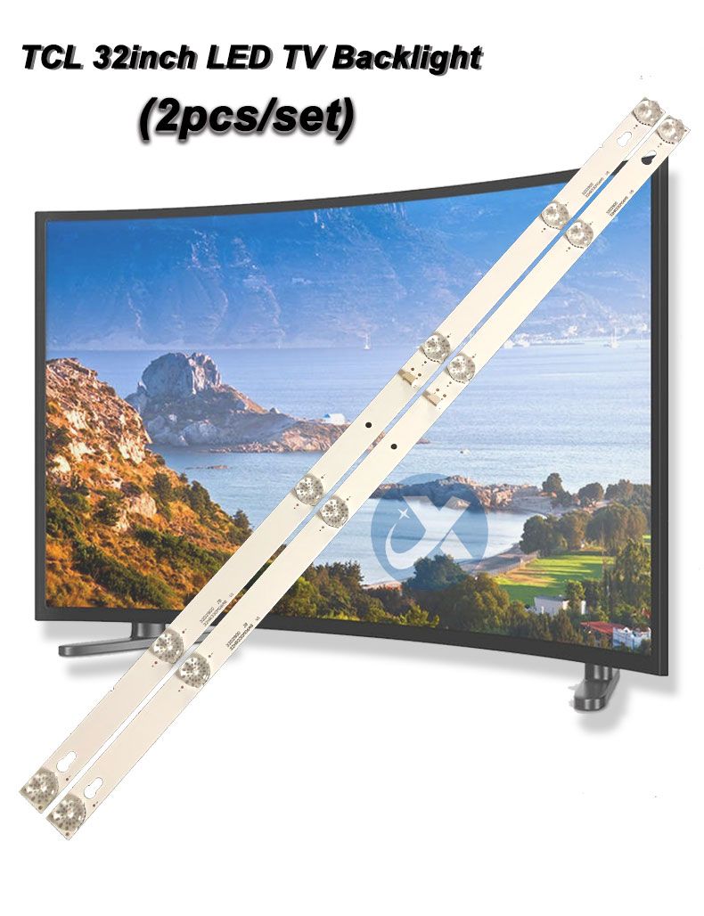 TCL 4C-LB3206-HR01J 32HR330M06A5 /32HR330M06A8 32D2900 559mm 6V1.5W 6led 2pcs/set TV Backlight Strip XY-150